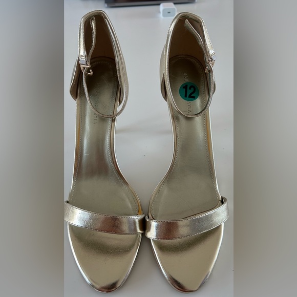 House of Hayla Gold High Heels, Size 12 - Picture 1 of 6